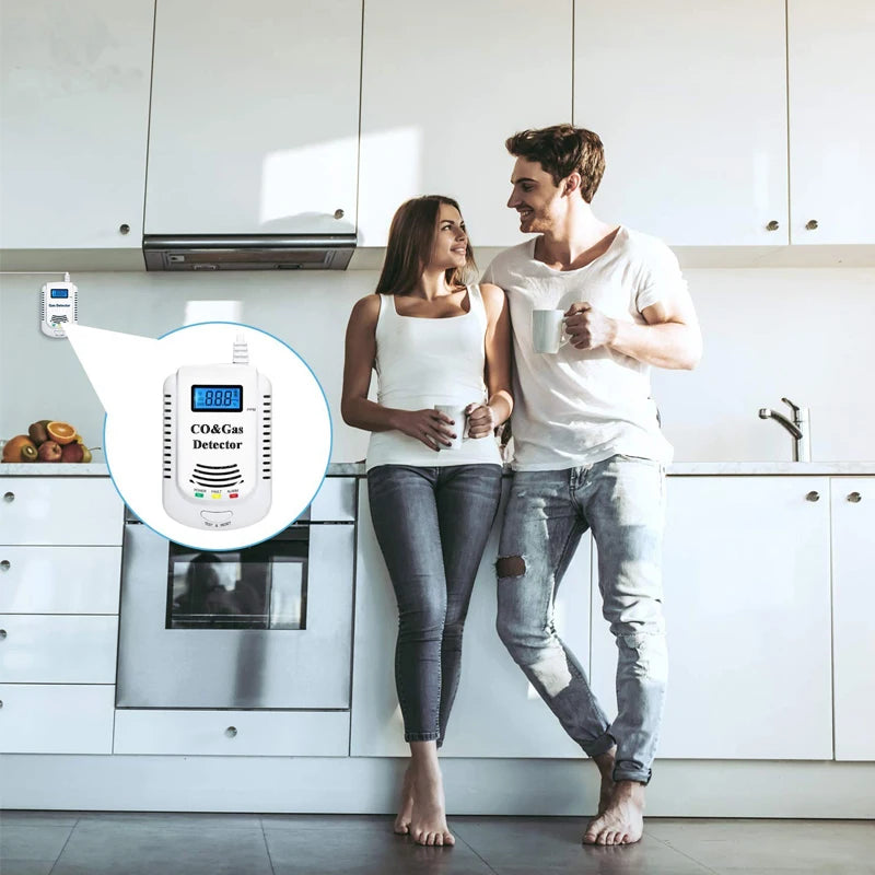 Plug-In Gas Leak Detector — LPG & Natural Gas Alarm