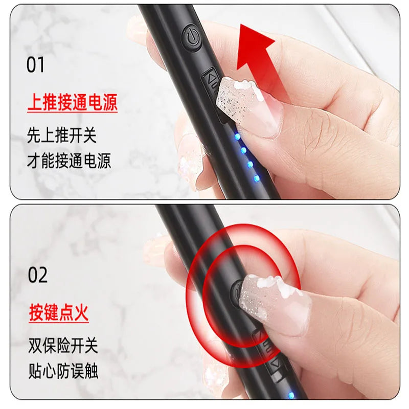 Rechargeable Electric Gas Lighter — Flameless USB Igniter