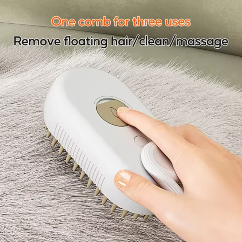 2-in-1 Pet Deshedding Brush — Fur Remover Tool
