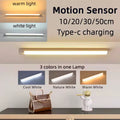 Motion Sensor LED Light Bar — Wireless, USB-C Rechargeable
