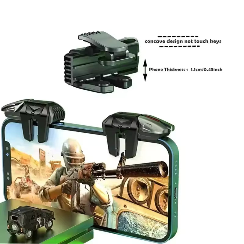 Mobile Gaming Trigger — L1 R1 Shooting Buttons (PUBG/COD)