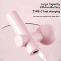 Cordless mini percussion massage gun with Type-C fast charging