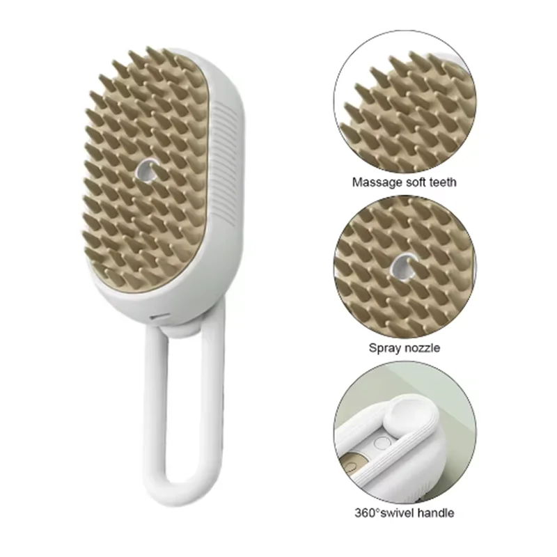 2-in-1 Pet Deshedding Brush — Fur Remover Tool