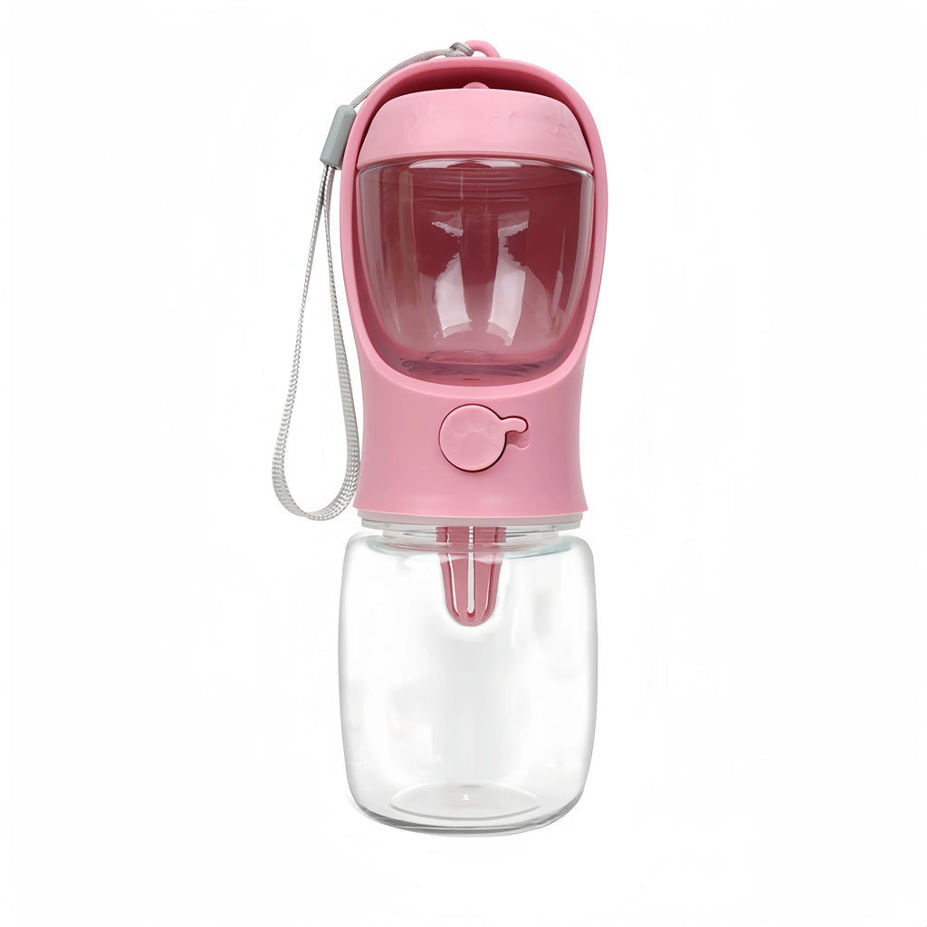 3-in-1 Dog Walking Water Bottle — Bowl + Treat + Bag