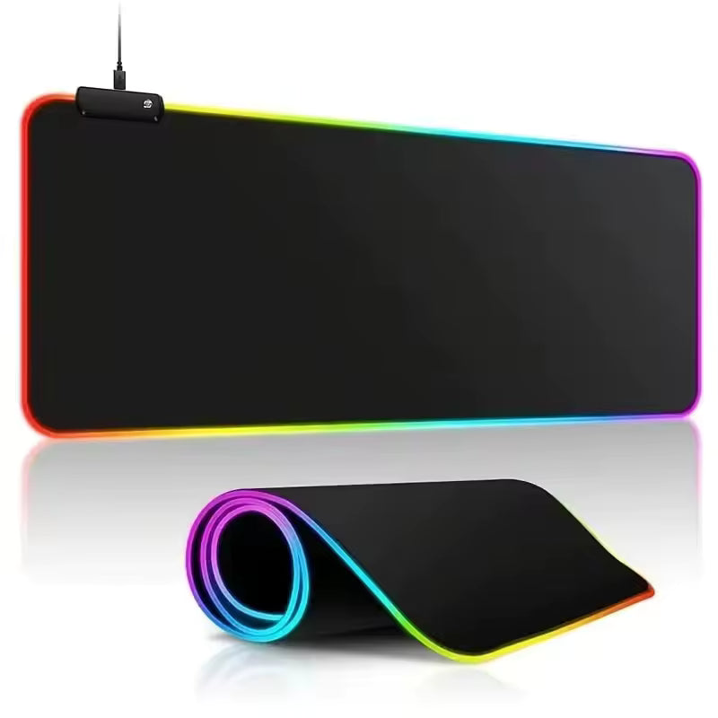 RGB LED Gaming Mouse Pad — Glowing Esports Desk Mat