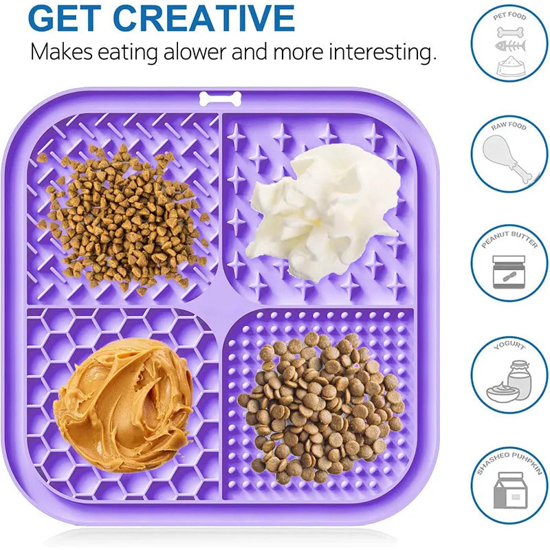 Calming Lick Mat — Slow-Feed Anxiety Relief for Pets