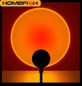Sunset Projection Lamp — USB LED Mood Light for Photos & Decor