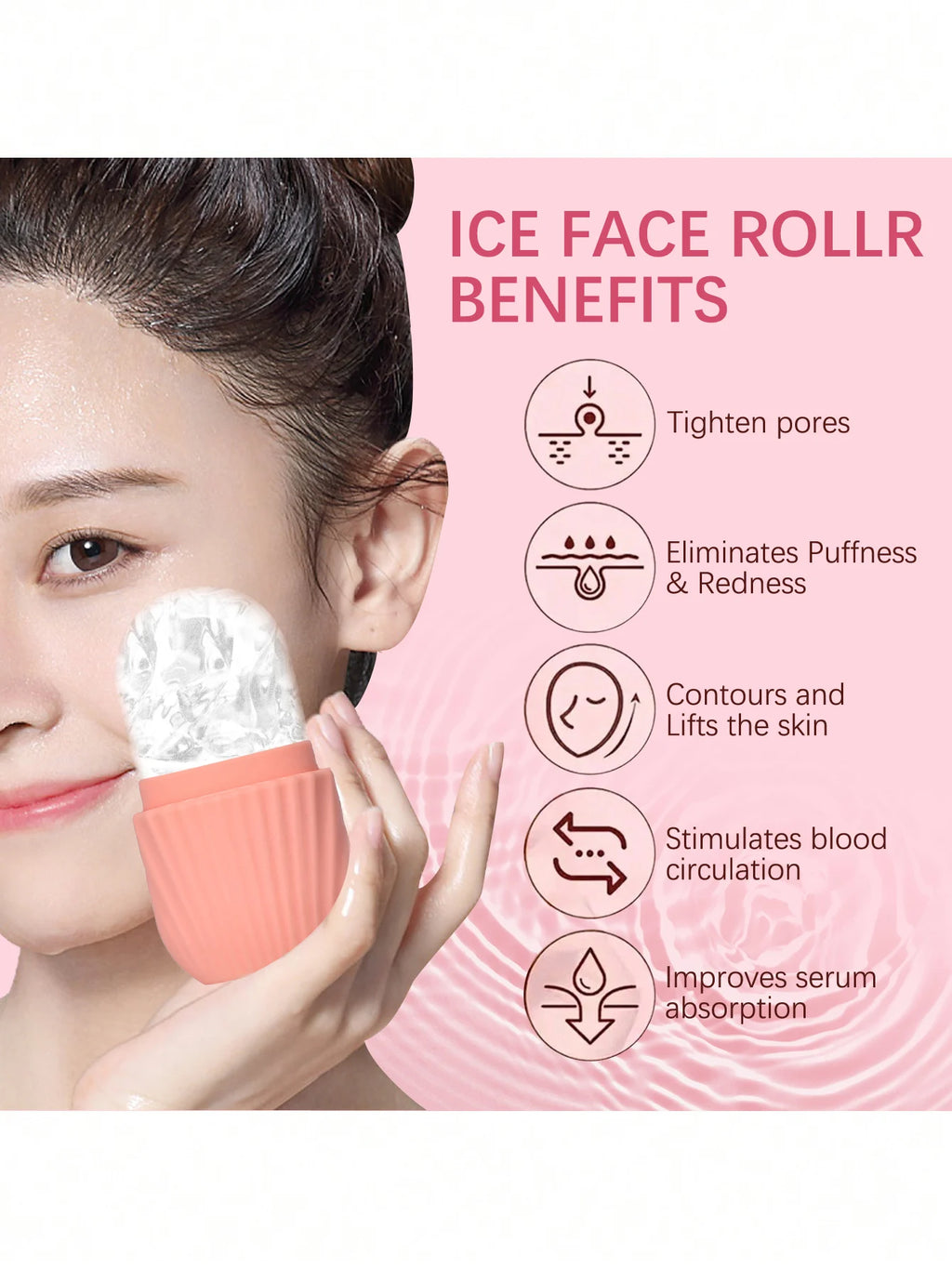 Ice Roller for Face — Instant De-Puff & Glow