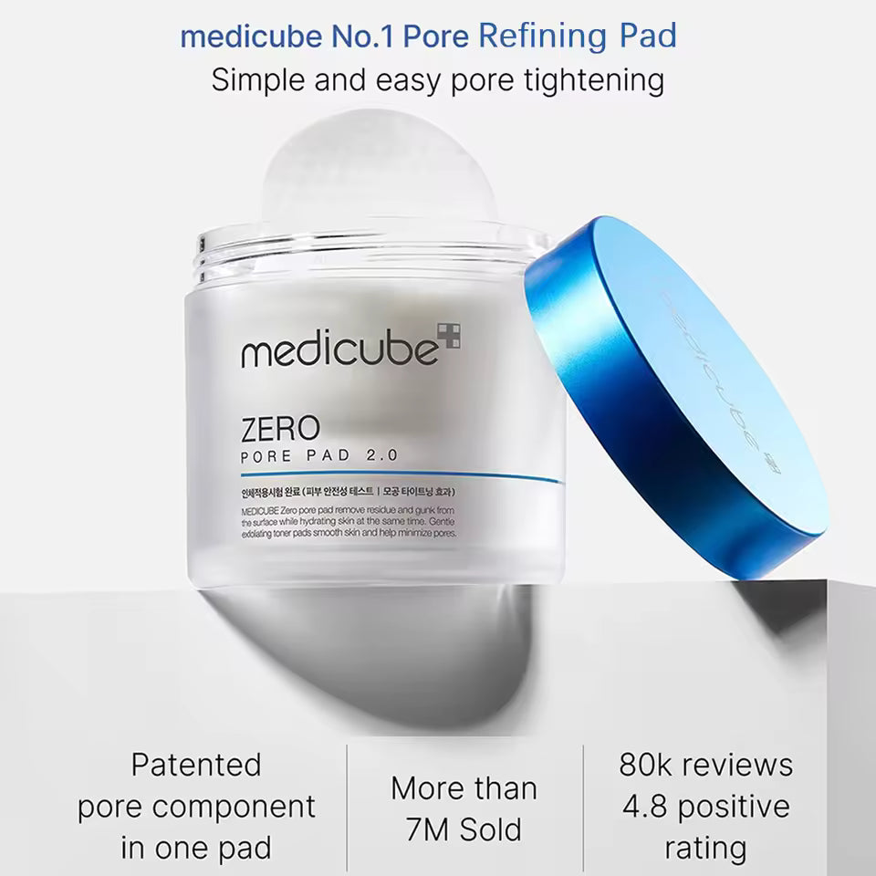 Medicube Zero Pore Pad 2.0 — Dual-Texture Pore Care Toner Pads