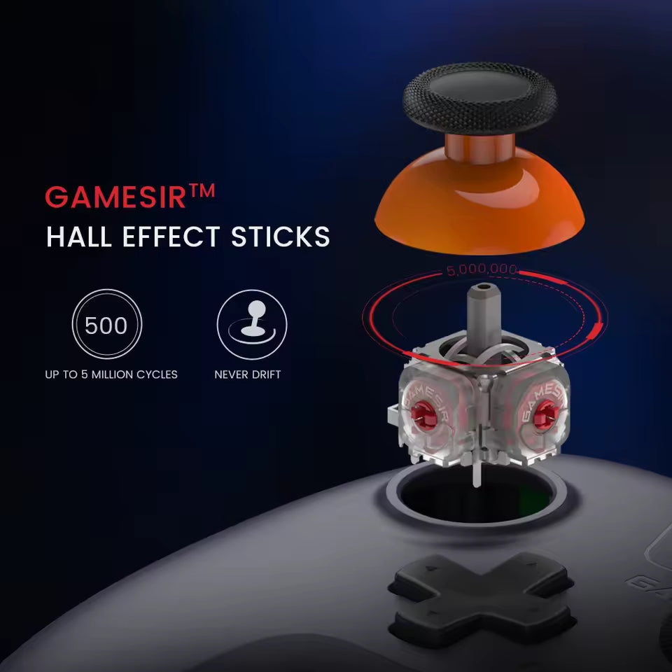 GameSir Nova Lite Wireless Gamepad — Hall Effect Joystick Controller