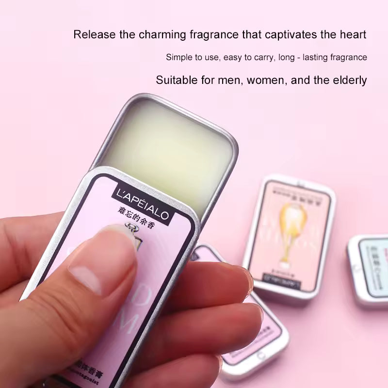 Pheromone-Infused Solid Perfume Balm — Long-Lasting Fragrance