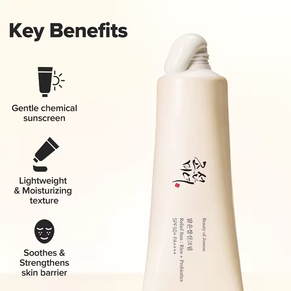 Beauty of Joseon Relief Sun: Rice + Probiotics SPF50+ PA++++ 50ml