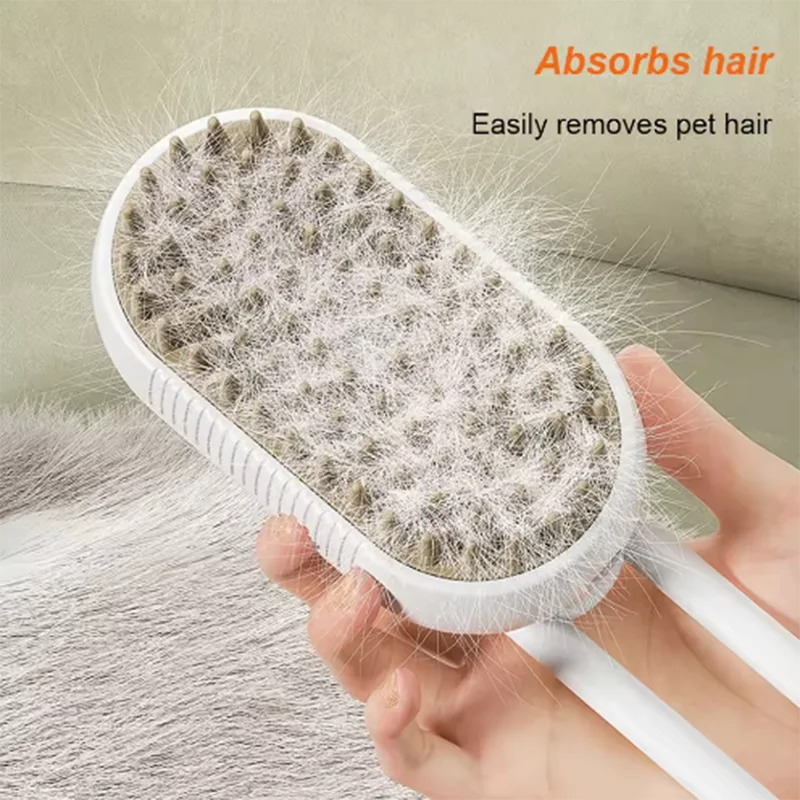 2-in-1 Pet Deshedding Brush — Fur Remover Tool