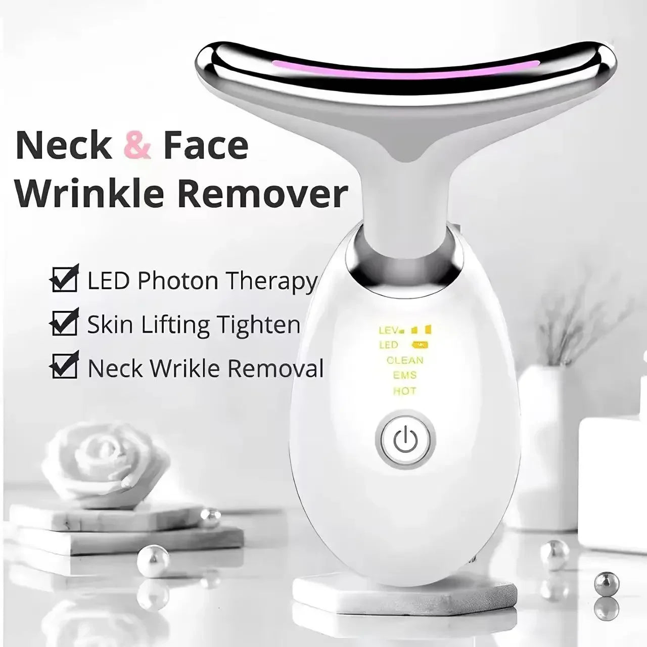 EMS Microcurrent Facial Toner — Lift & Firm Wand