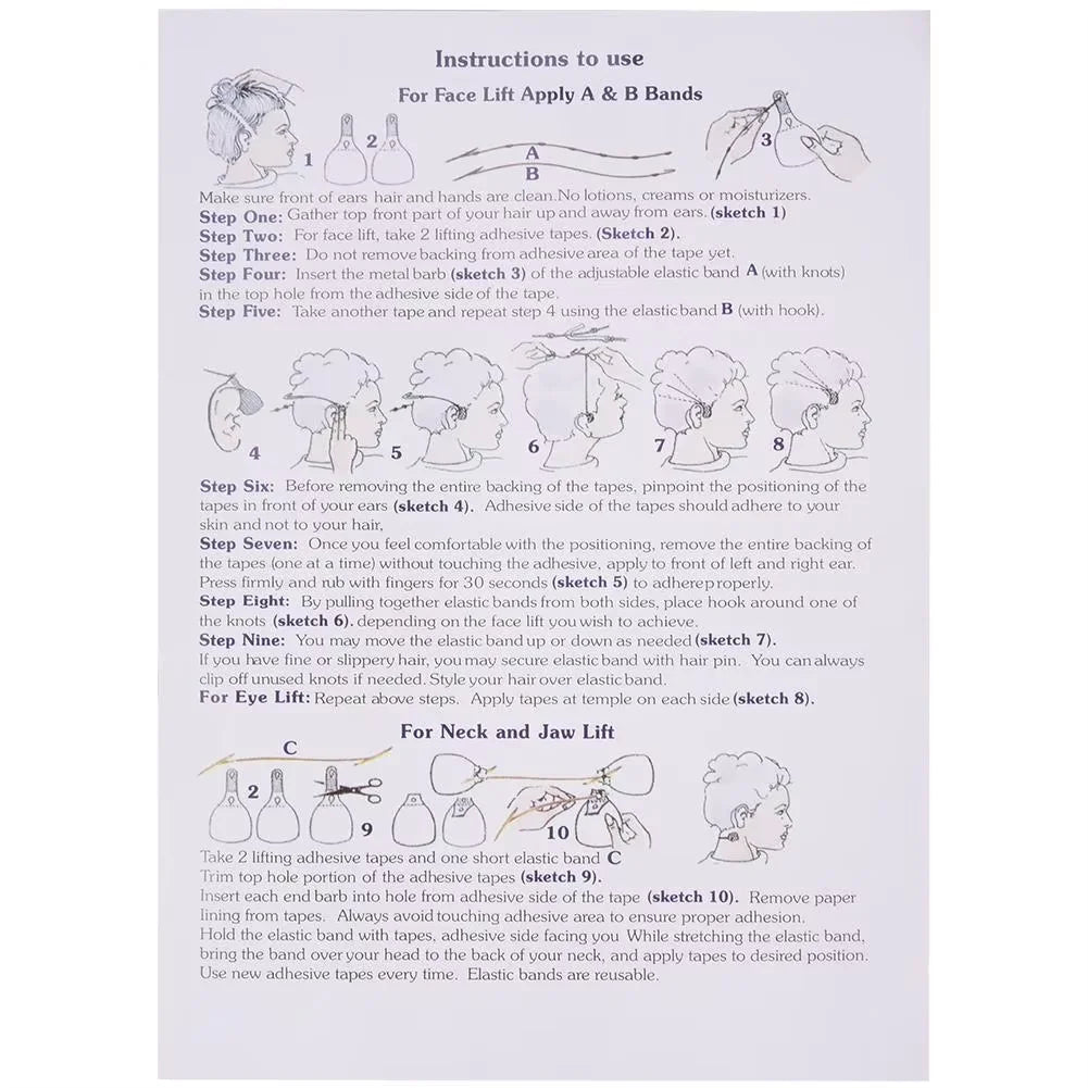 Instant Face-Lift Tape — Invisible Lifted Look