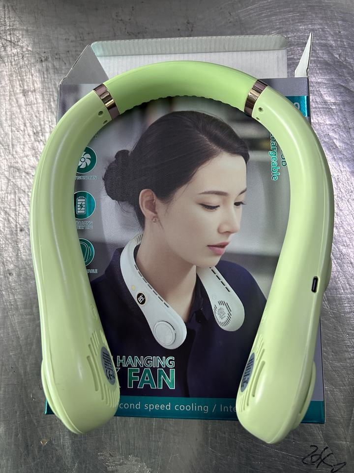 Portable Bladeless Neck Fan — Hands-Free USB Cooling