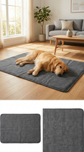 Chill Paws Cooling Mat with a golden retriever relaxing on it